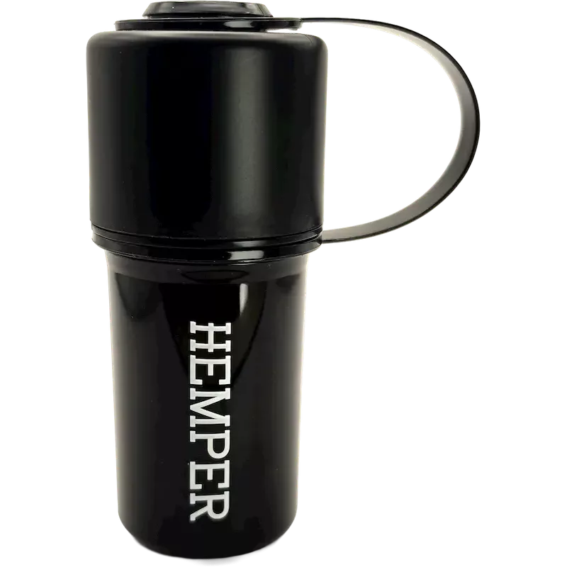 HEMPER – The Keeper Grinder & Boîte de rangement 3-en-1 Black