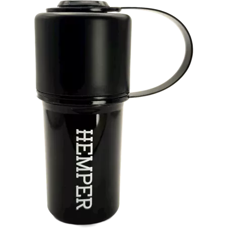 HEMPER – The Keeper Grinder & Boîte de rangement 3-en-1 Black