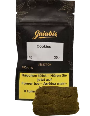 Gaiabis – Cookies Dry Sift Hash CBD 38% 5 g