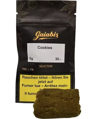 Gaiabis – Cookies Dry Sift Hash CBD 38% 5 g