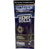 Hemper – Hemp Rolls Blueberry + Glass Tips King Size x2