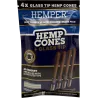 Hemper – Hemp Cones Blueberry + Glass Tips Mini x4