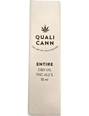 Qualicann – Huile CBD Entire Full Spectrum 12% 10ml