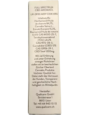 Qualicann – Entire Full Spectrum CBD Oil 12% 10ml