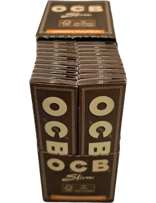 OCB Virgin Brown Slim – Scatola da 50 libretti