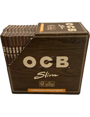 OCB Virgin Brown Slim – Box mit 50 Heften