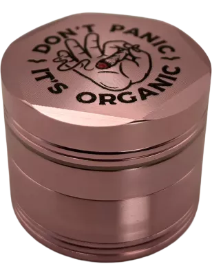 Don't Panic Aluminium-Grinder Pink – 4-teilig 55 mm