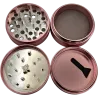 Grinder in alluminio Don't Panic rosa – 4 scomparti 55 mm