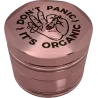 Grinder in alluminio Don't Panic rosa – 4 scomparti 55 mm