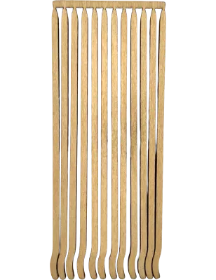 Hemper Natural Wood Dab Sticks – 12 pieces