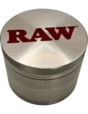 RAW CNC Aluminium-Grinder 4-teilig 56 mm Metallgrau