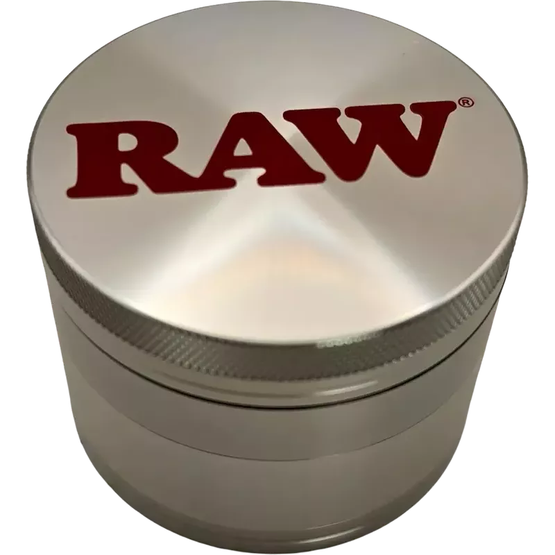 RAW Grinder CNC en aluminium 4 parties 56 mm gris métal