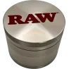 RAW Grinder CNC in alluminio a 4 scomparti 56 mm grigio metallizzato