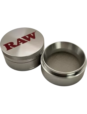 RAW Grinder CNC en aluminium 4 parties 56 mm gris métal
