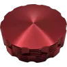 Alu-Grinder Flower Red 2-teilig 50 mm