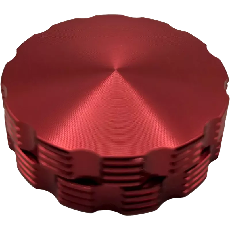 Alu-Grinder Flower Red 2-teilig 50 mm