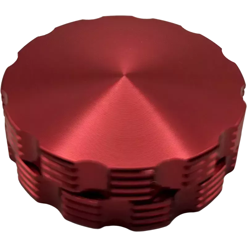 Grinder in alluminio Flower Red 2 parti 50 mm