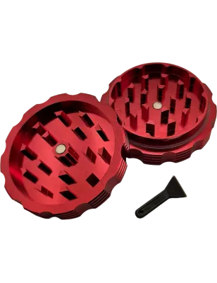 Grinder alu Flower Red 2 parties 50 mm