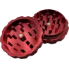 Grinder in alluminio Flower Red 2 parti 50 mm