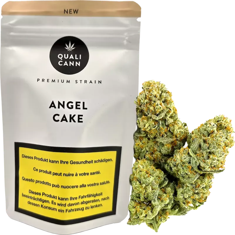 Angel Cake Qualicann CBD flowers – 2 g/5.5 g