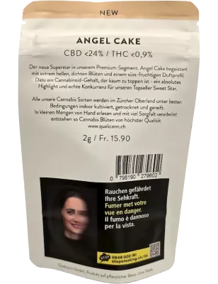 Angel Cake fiori di CBD Qualicann