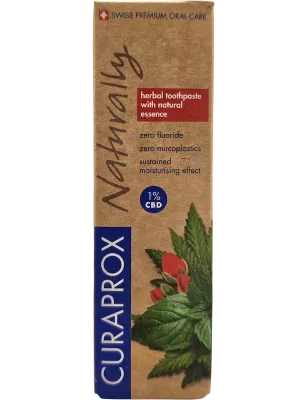 Dentifricio CBD Curaprox Naturally – Frutti rossi