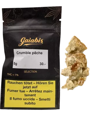 Gaiabis Peach CBD Crumble 5g
