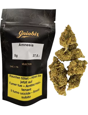 Gaiabis – Amnesia Indoor CBD Flower – 5g/10g