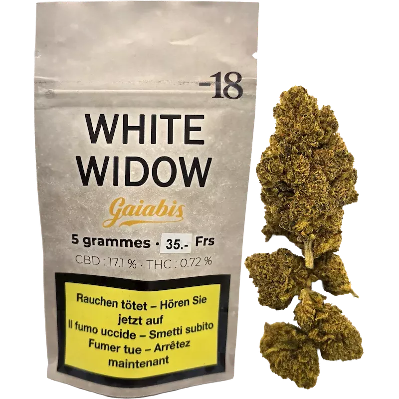 Gaiabis – White Widow CBD-Blüten Indoor – 5g/10g
