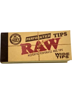 RAW Perforated Wide Tips – 50 tips