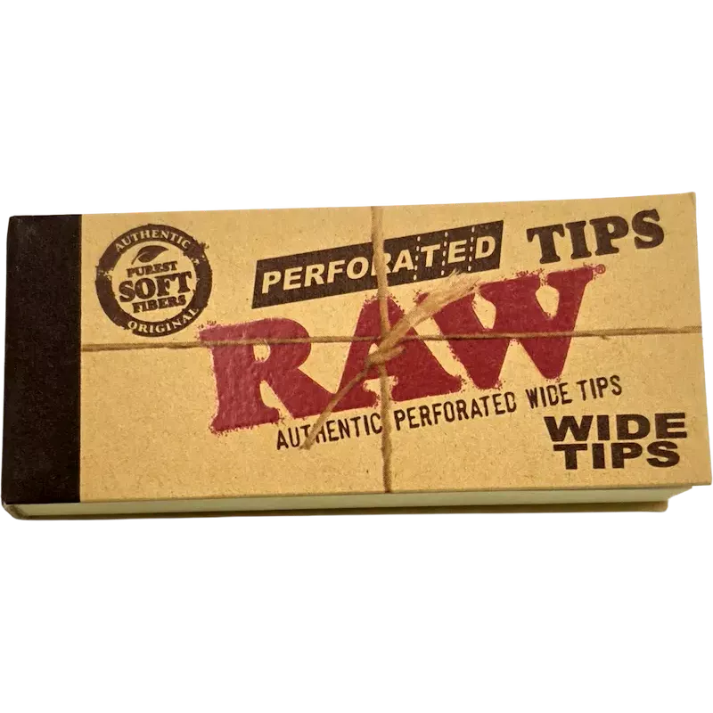 RAW Perforated Wide Tips – 50 tips