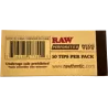 RAW Perforated Wide Filtertips – 50 Stück
