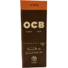 OCB Virgin Brown Slim + Tips Box – 32 Booklets
