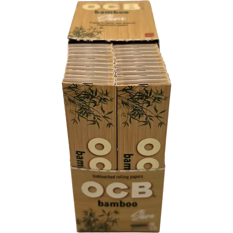 Box de feuilles OCB Bamboo Slim – 50 carnets