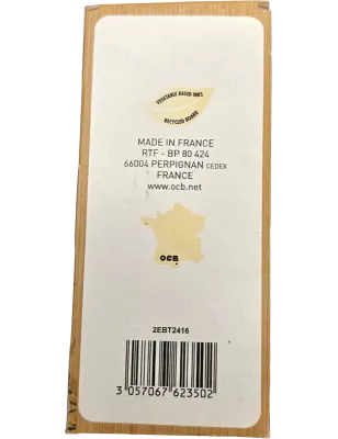 Box di cartine OCB Bamboo Slim – 50 libretti