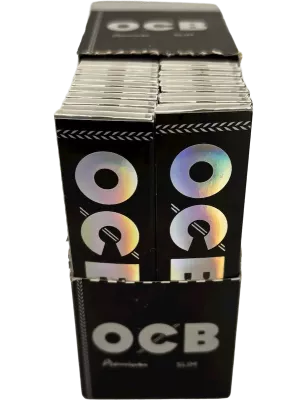 OCB Slim Premium Box – 50 carnets