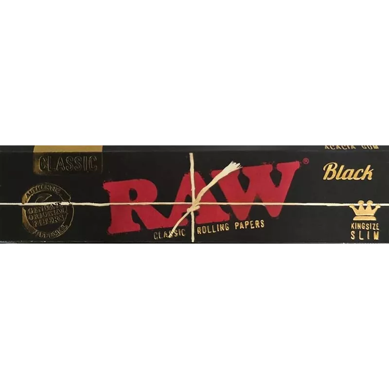 Raw King Size Slim Classic Black Cartine