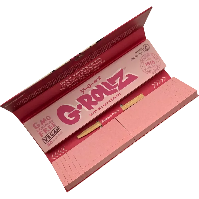 G-Rollz Banksy's Graffiti Thug for Life – Carnet rose King Size Slim