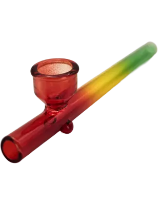 Kawumm Rainbow Edition Glas-Handpfeife mit Standfüssen – 140 mm