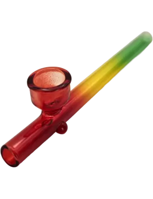 Kawumm Rainbow Edition Glas-Handpfeife mit Standfüssen – 140 mm