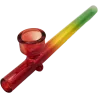 Kawumm Rainbow Edition Glas-Handpfeife mit Standfüssen – 140 mm