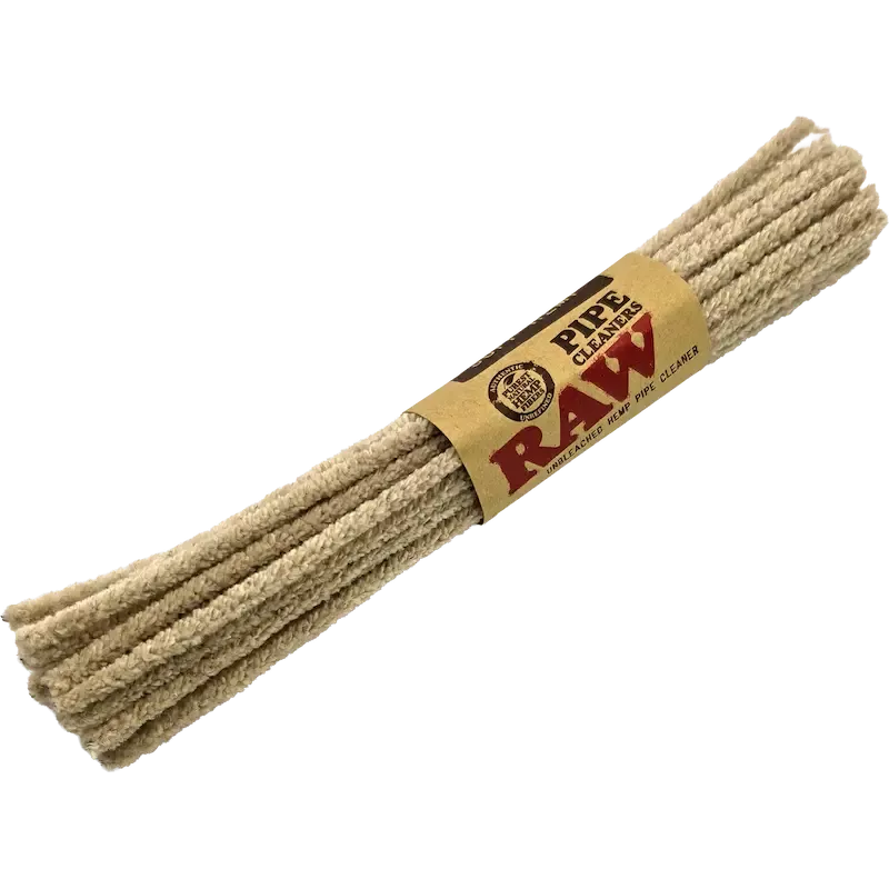 RAW Cure-pipes en chanvre doux – 24 pièces