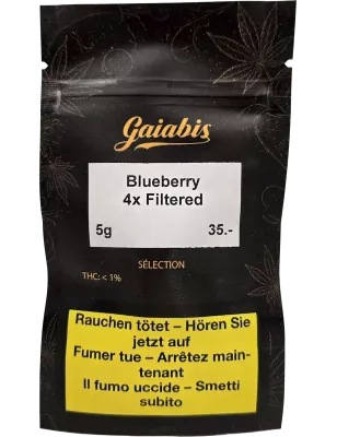 Gaiabis Blueberry 4x Filtered CBD-Hash – 5 g / 10 g