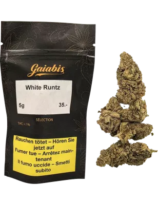 Gaiabis White Runtz Fleurs CBD Indoor – 5 g / 10 g