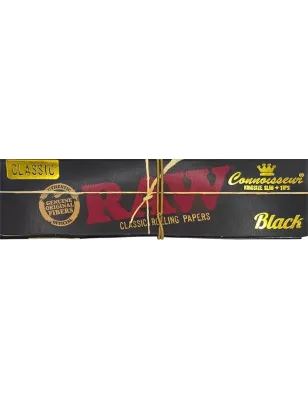 RAW Connoisseur King Size Feuilles À Rouler Avec Tips
