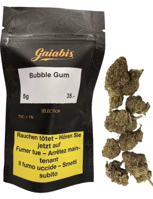Gaiabis Bubble Gum CBD-Blüten Indoor – 5 g / 10 g