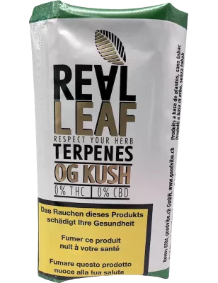 Real Leaf OG Kush Nikotinfreier Tabakersatz – 20 g