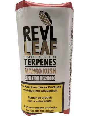 Real Leaf Mango Kush Sostituto del tabacco senza nicotina – 20 g