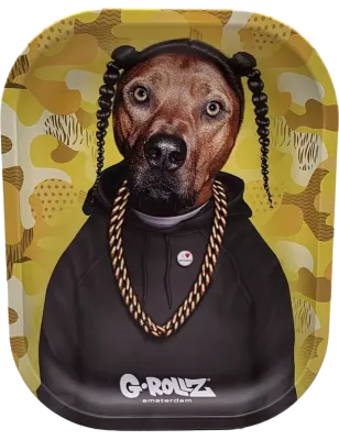 G-Rollz Pets Rock Rap Plateau à rouler double face – Mini – 18 × 14 cm
