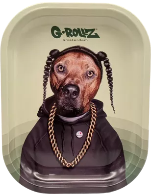 G-Rollz Pets Rock Rap Mini Rolling Tray – 18 × 14 cm